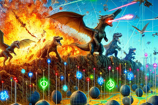 Land Mines, Dragons and Dinosaurs with Laser Guns