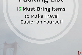 Road Tripping When Ill? Your Ultimate Packing List