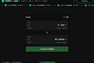 CSWAP DEX BETA is Live on Mainnet!