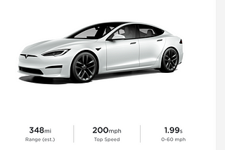 Tesla’s pricing for the used Model S Plaid is higher than for a new 2024 Model S Plaid.