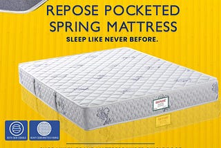 Say Goodbye to Tossing and Turning with Repose Pocketed Spring Mattress