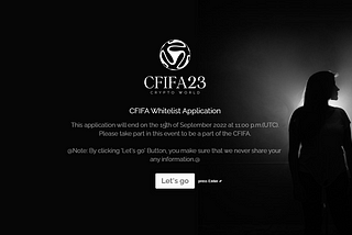 CFIFA Whitelist Application | CFIFA Private Sale