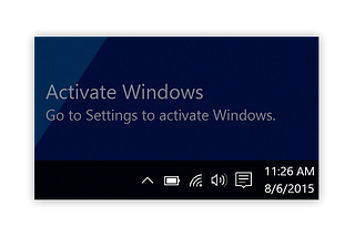 Activate Windows Watermark