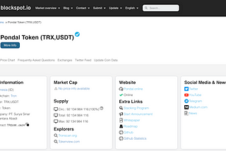 Blockspot.io Pondal Token Listing