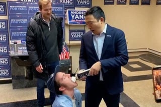 Yang Gang or Bust — the rise and fall of Andrew Yang’s odds to be mayor