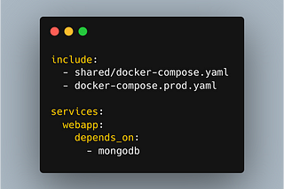Docker Compose Include