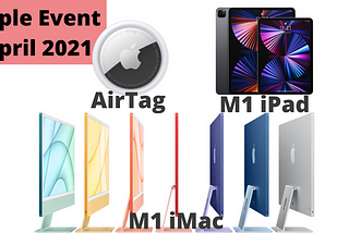 Apple Event — April 2021 Summary (1 minute)