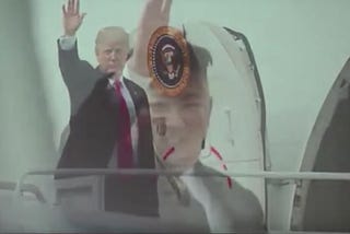 Listening to the Soundtrack of that Bananas White House-produced North Korea Hype Trailer.