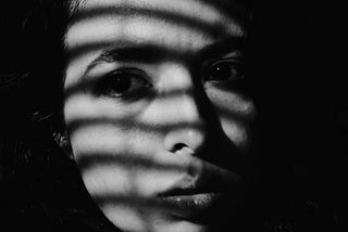 Portrait in black and white