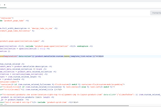 how to display meta data in the product template liquid