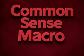 Common Sense Macro Update: January 8, 2025
