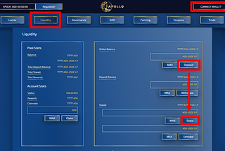 How to use the Apollo Protocol Dashboard (part 1):