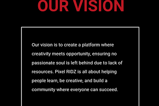 Pixel Ridz Vision: Shaping Tomorrow’s Digital Landscape