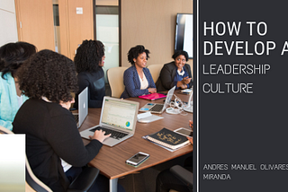 How to Create a Leadership Culture