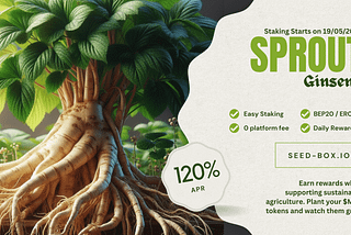 MCT Sprout Ginseng Staking on Seed-box.io