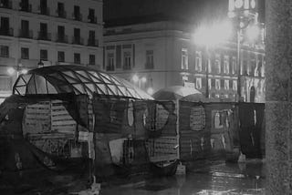 Echoes of Madrid on a Gray Morning