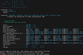 Performance Test with k6