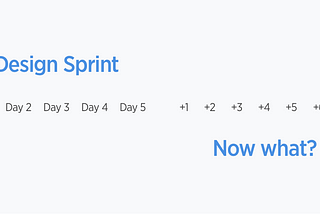 Design Sprint done, now what?