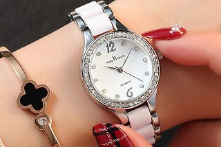 KEEP IN TOUCH Two-Tone Women Ladies Watches Fashion Waterproof Stainless Steel Wristwatch