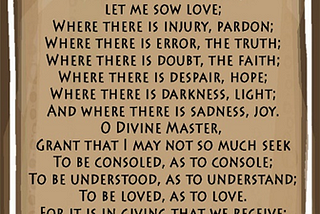 Heathen’s Prayer of St. Francis