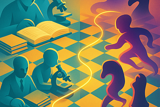 Image of regulators and gamers on a chess board by XXX