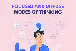 Focused and Diffuse Modes of thinking. Zuperly.