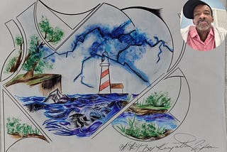 Local Boston Artist Focuses On Taking His Abstract Drawings From the Paper to a Product