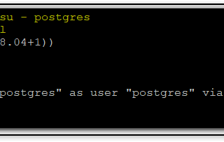 Install PostgreSQL on Ubuntu 18.04