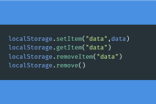 localStorage made easy