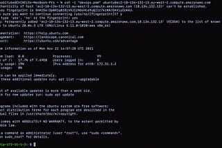 How to ssh into a Linux(Ubuntu) server with a new user using the terminal