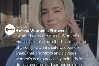Anissa Women’s fitness