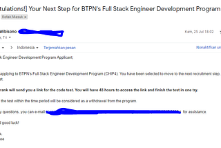 Recruitment Process CHIP BTPN #3