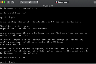 ทดลองเล่น Pentest lab — Kioptrix level 1 [ตอนที่ 1]