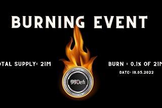 99Defi Burn Event!