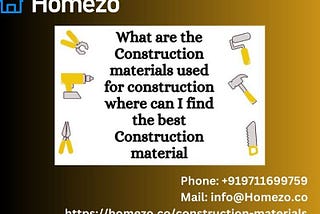 Various Types of Building Materials Used in Construction