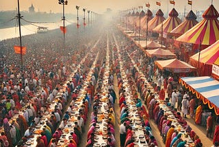 How do you feed 20,000 people in one day?