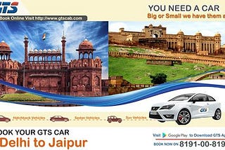 Cabs In Jaipur, Taxi service in Jaipur — Online Cab Booking at GtsCab