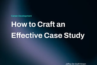 Master the art of crafting an effective case study