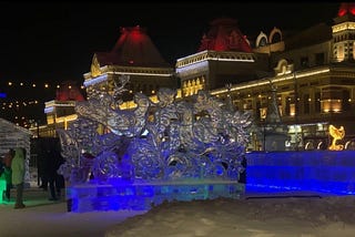 Открытие новогодней локации на Нижегородской ярмарке