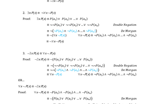 Predicate Logic: Equivalence Rules for Quantifiers (Proofs)