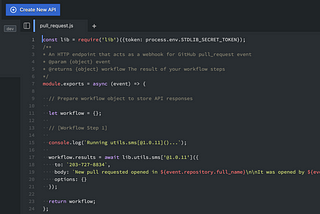 Forward GitHub Pull Requests to your Phone in 5 Minutes with Standard Library and Node.js