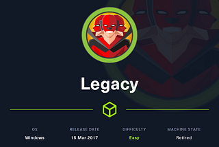 OSCP Preparation — Hack The Box #2 Legacy