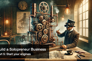 Build a solopreneur business — Part 5: Start your engines