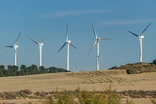 IMAGE: Several generators in a wind farm