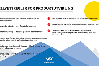 9 tips til vellykket produktutvikling