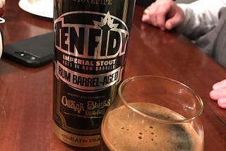 Oskar Blues Rum Barrel-Aged Ten Fidy