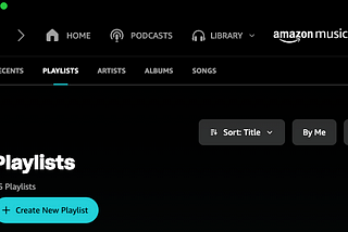 Amazon Music App for Mac