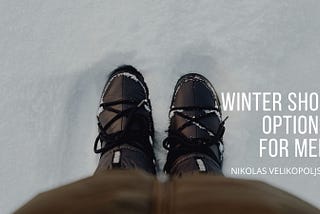 Winter Shoe Options for Men