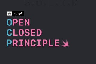 OPEN-CLOSED PRINCIPLE in Swift
