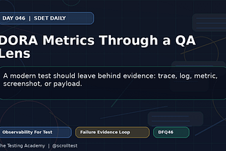 DORA Metrics Through a QA Lens